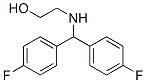 2-[[bis(4-fluorophenyl)methyl]amino]ethanol 结构式