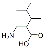 Pentanoic  acid,  2-(aminomethyl)-3,4-dimethyl- 结构式