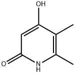 4-羟基-5,6-二甲基吡啶-2(1H)-酮 结构式