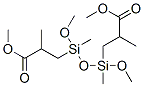 dimethyl 3,3'-(1,3-dimethoxy-1,3-dimethyl-1,3-disiloxanediyl)bis[2-methylpropionate] 结构式