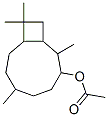 2,6,10,10-tetramethylbicyclo[7.2.0]undec-3-yl acetate 结构式