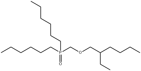 [[(2-ethylhexyl)oxy]methyl]dihexylphosphine oxide 结构式