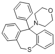 11-Morpholino-11-phenyl-6,11-dihydrodibenzo(b,e)thiepin 结构式