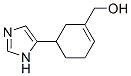 1-Cyclohexene-1-methanol,  5-(1H-imidazol-5-yl)- 结构式