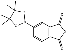 邻苯二甲酸酐-4-硼酸频哪醇酯 结构式
