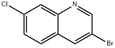 3-溴-7-氯喹啉 结构式