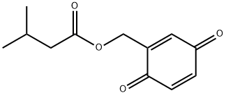 3-甲基-丁酸(3,6-二氧代-1,4-环己二烯-1-基)甲酯 结构式