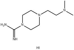 4-(2-(二甲氨基)乙基)哌嗪-1-甲脒氢碘酸盐 结构式