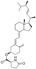 9,10-secoergosta-5(Z),7(E),10(19),22(E)-tetraen-3beta-yl 5-oxo-L-prolinate 结构式
