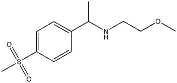 2-甲氧基-N-(1-(4-(甲基磺酰基)苯基)乙基)乙-1-胺 结构式