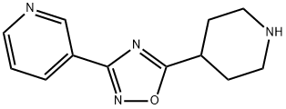 5-(哌啶-4-基)-3-(吡啶-3-基)-1,2,4-噁二唑 结构式