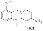 1-(2,6-二甲氧苄基)哌啶-4-胺盐酸盐 结构式