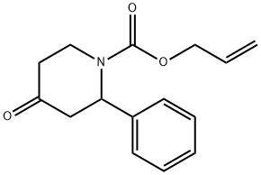 1-ALLOC-2-PHENYL-PIPERIDIN-4-ONE 结构式