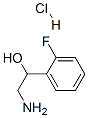 2-AMINO-1-(2-FLUORO-PHENYL)-ETHANOL HCL 结构式