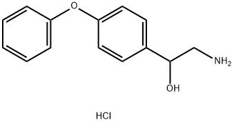 2-AMINO-1-(4-PHENOXYPHENYL)ETHANOL HYDROCHLORIDE 结构式