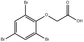 2-(2,4,6-tribromophenoxy)acetic acid 结构式