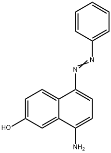 8-amino-5-(phenylazo)-2-naphthol 结构式