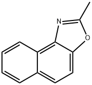 2-甲基-beta-萘并唑 结构式