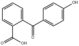 2-(4-羟基苯甲酰)苯甲酸 结构式
