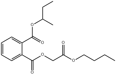 丁基邻苯二甲酰羟乙酸丁酯 结构式