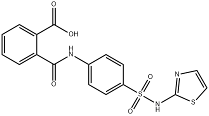酞磺胺噻唑 结构式