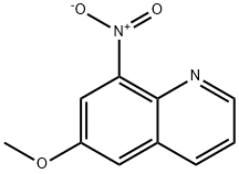 6-甲氧基-8-硝基喹啉 结构式
