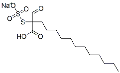 sodium C-dodecyl [2-(sulphonatothio)ethyl]carbamate 结构式