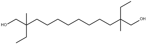 1,12-Dodecanediol, 2,11-diethyl-2,11-dimethyl- 结构式