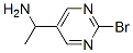 5-Pyrimidinemethanamine, 2-bromo--alpha--methyl- (9CI) 结构式