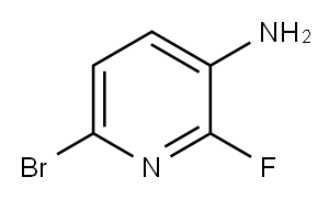 6-溴-2-氟-吡啶-3-胺 结构式