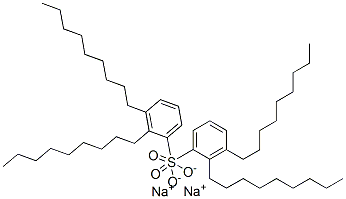 sodium bis(dinonylphenyl) sulphate 结构式