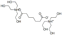 bis[tris(2-hydroxyethyl)ammonium] heptanedioate 结构式