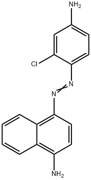 4-[(4-amino-2-chlorophenyl)azo]naphthalen-1-amine 结构式