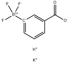 3-羧基苯基三氟硼酸钾 结构式