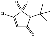 2-(叔丁基)-5-氯异噻唑-3-酮 结构式