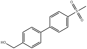 4-(4-Methanesulfonylphenyl)benzyl alcohol 结构式