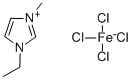 1-乙基-3-甲基咪唑四氯高铁酸盐 结构式