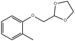 2-(2-METHYL-PHENOXYMETHYL)-[1,3]DIOXOLANE 结构式