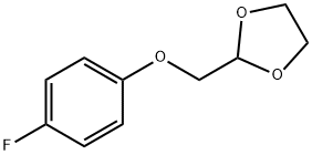 2-(4-氟苯氧甲基)-[1,3]二氧乙烷 结构式