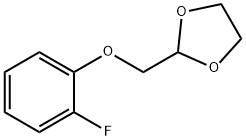 2-(2-FLUORO-PHENOXYMETHYL)-[1,3]DIOXOLANE 结构式