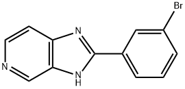 2-(3-BROMO-PHENYL)-1H-IMIDAZO[4,5-C]PYRIDINE 结构式