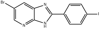 6-BROMO-2-(4-IODO-PHENYL)-3H-IMIDAZO[4,5-B]PYRIDINE 结构式