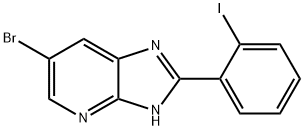 6-BROMO-2-(2-IODO-PHENYL)-3H-IMIDAZO[4,5-B]PYRIDINE 结构式