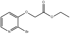2-(2-溴吡啶-3-基)氧基乙酸乙酯 结构式