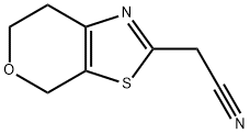 2-{4H,6H,7H-吡喃并[4,3-D][1,3]噻唑-2-基}乙腈 结构式