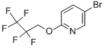 5-BROMO-2-(2,2,3,3,3-PENTAFLUOROPROPOXY)PYRIDINE 结构式