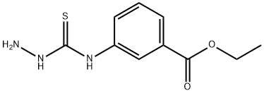 ETHYL 3-[(HYDRAZINOTHIOXOMETHYL)AMINO]BENZOATE 结构式