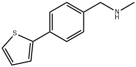 N-甲基-1-(4-(噻吩-2-基)苯基)甲胺 结构式