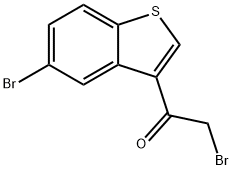 2-BROMO-1-(5-BROMO-3-BENZO[B]THIENYL)ETHANONE 结构式