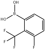 3-FLUORO-2-(TRIFLUOROMETHYL)PHENYLBORONIC ACID 结构式